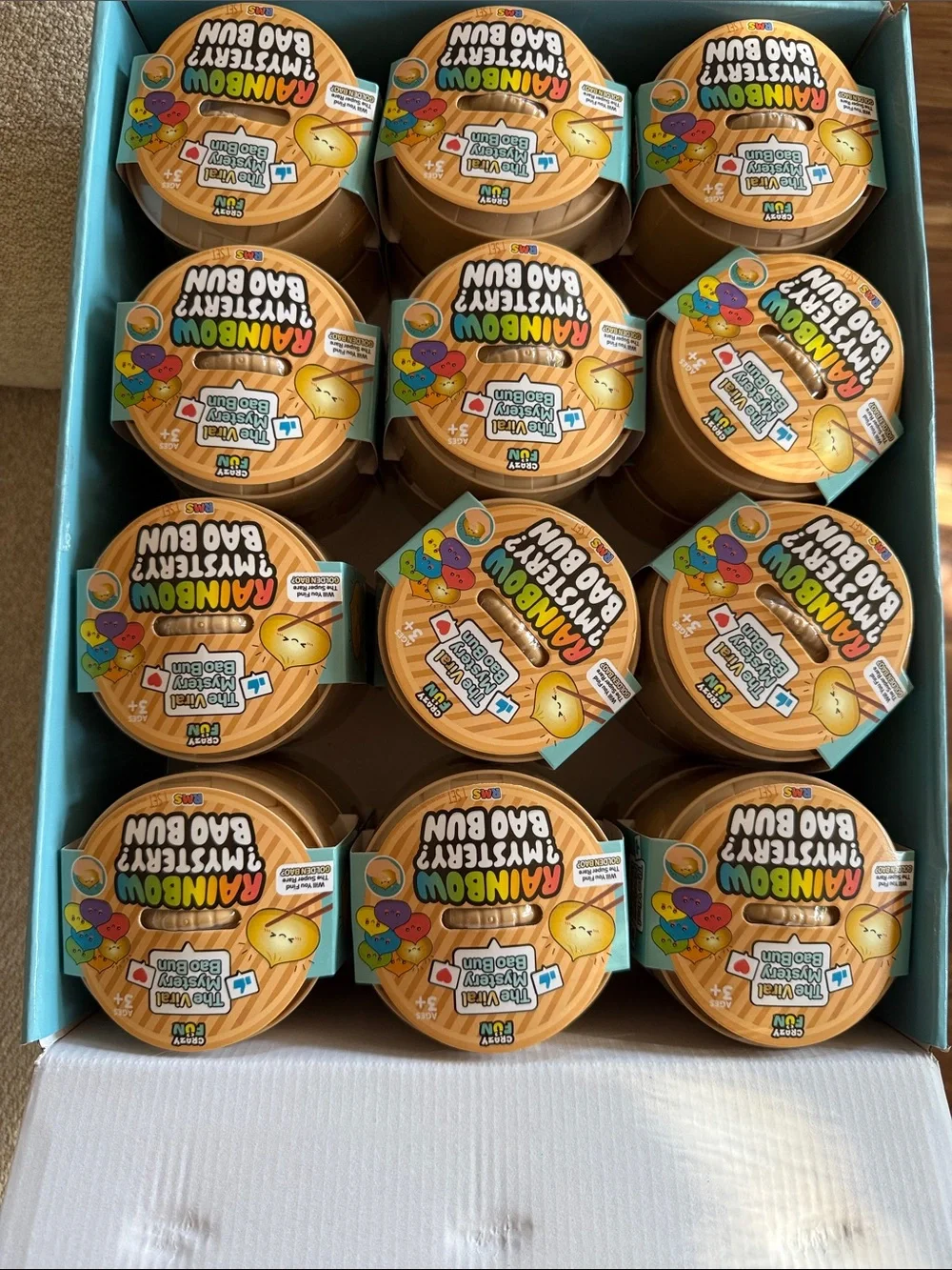 Rainbow Mystery Bao Bun - Gold Surprise Party Favor